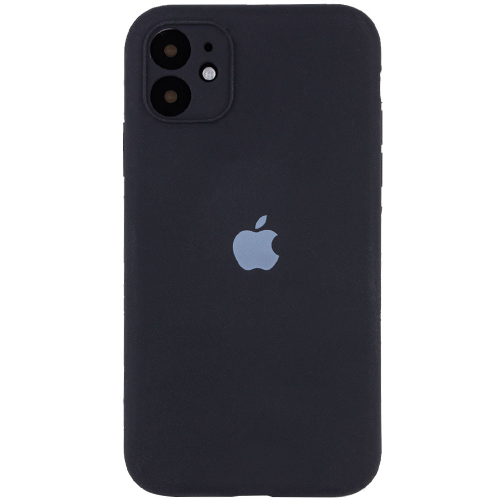 Silicone Case Full Camera Protective (AA) для iPhone 11  (Black)-0